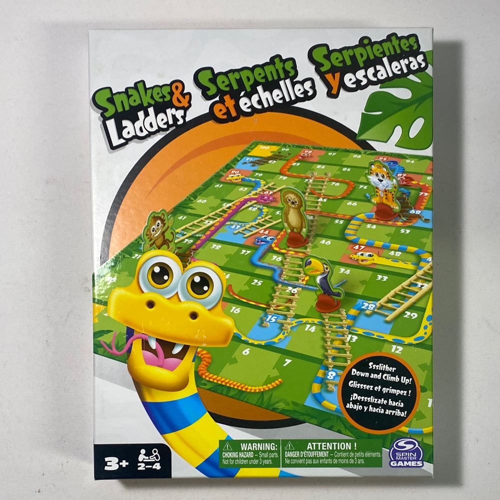 Snakes & Ladders Adventure Set by Spin Master - Green and Yellow